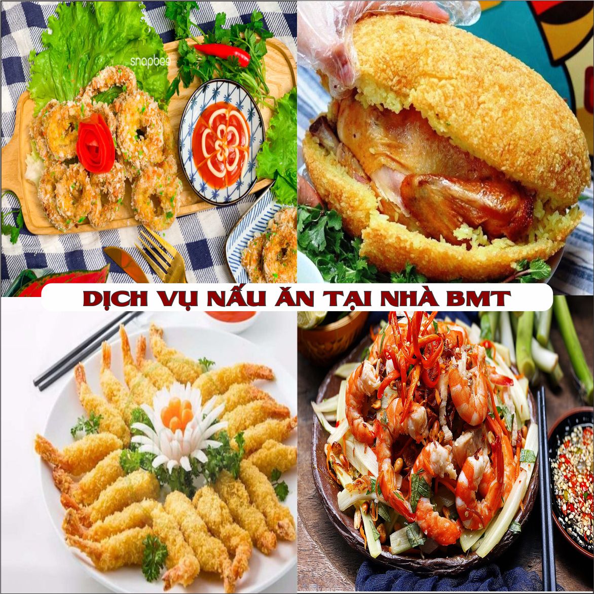 Dịch vụ đặt tiệc tại nhà BMT