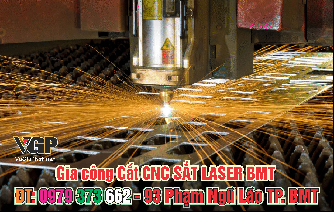 Gia công cắt cnc sắt laser Daklak