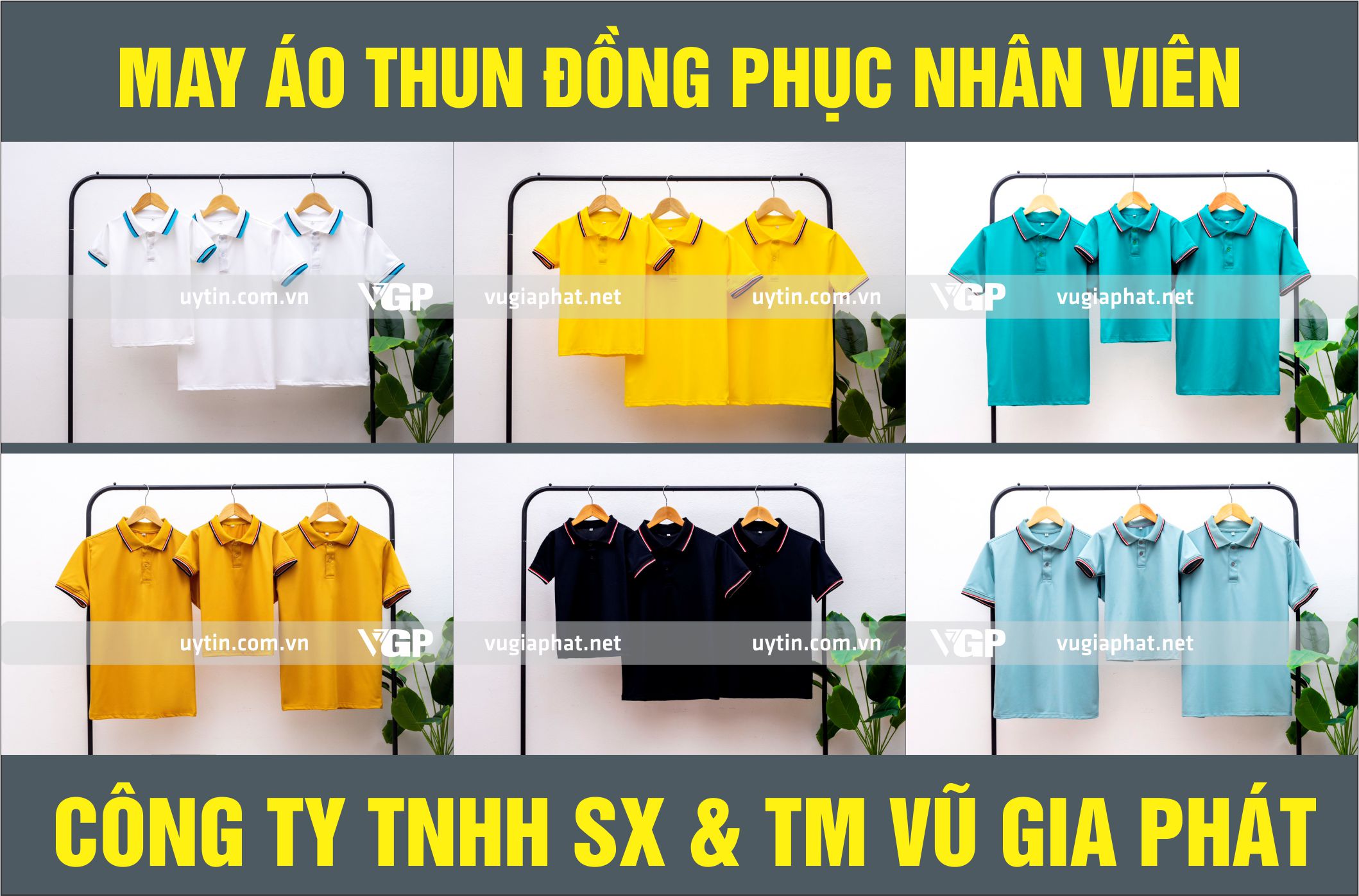 May áo thun đồng phục tại Phú Quốc