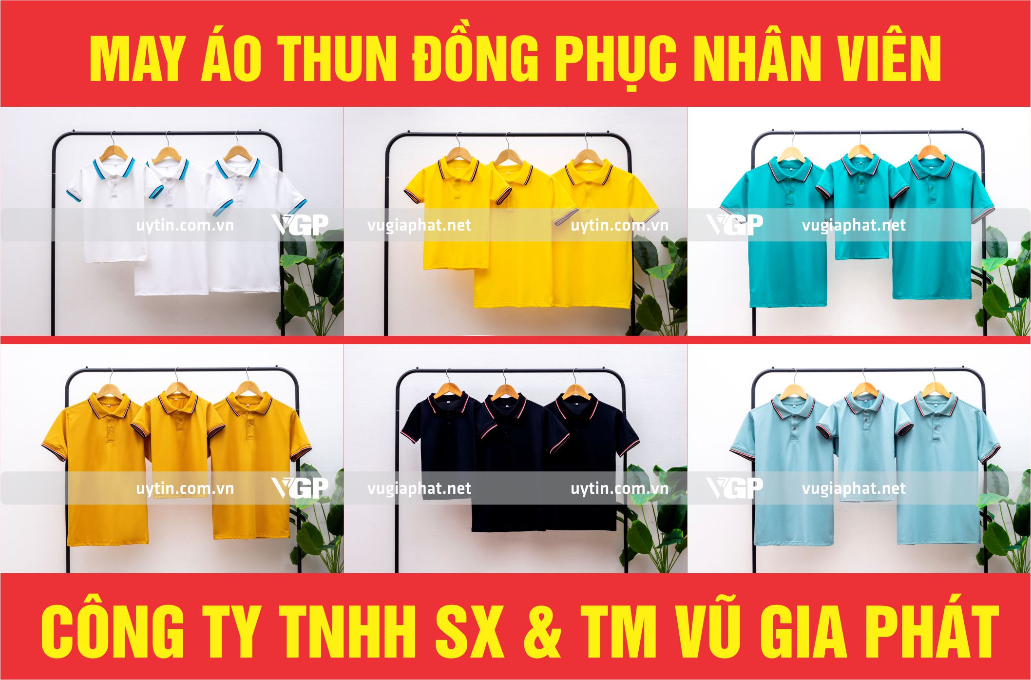 May áo thun đồng phục