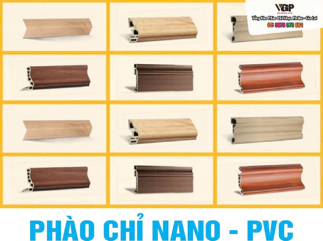 Phào chỉ nano pvc pleiku