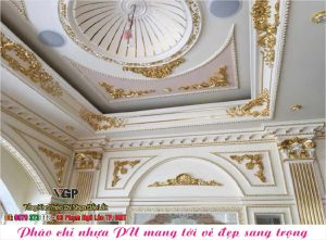 Phào chỉ pu tạo ra vẻ đẹp sang trọng