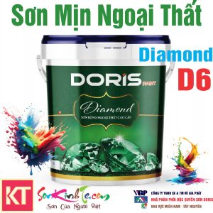 Sơn Doris Diamond D6 Bóng Ngoại Thất Cao Cấp Doris Diamond D6