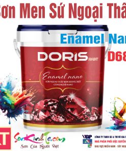 Sơn Doris Enamel Nano D680 Men Sứ Ngoại Thất Đặc Biệt