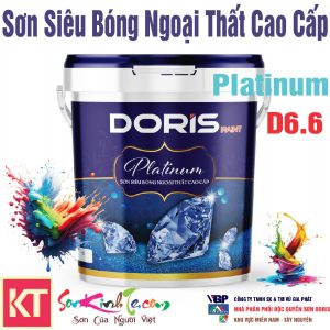 Sơn Doris Platinum D6.6 siêu bóng ngoại thất cao cấp