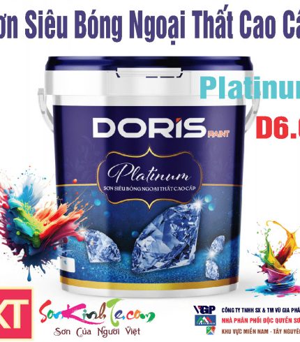 Sơn Doris Platinum D6.6 siêu bóng ngoại thất cao cấp