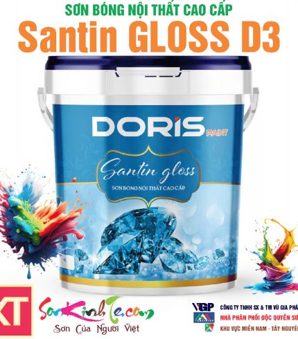 Sơn Doris Santin Gloss D3 bóng nội thất cao cấp