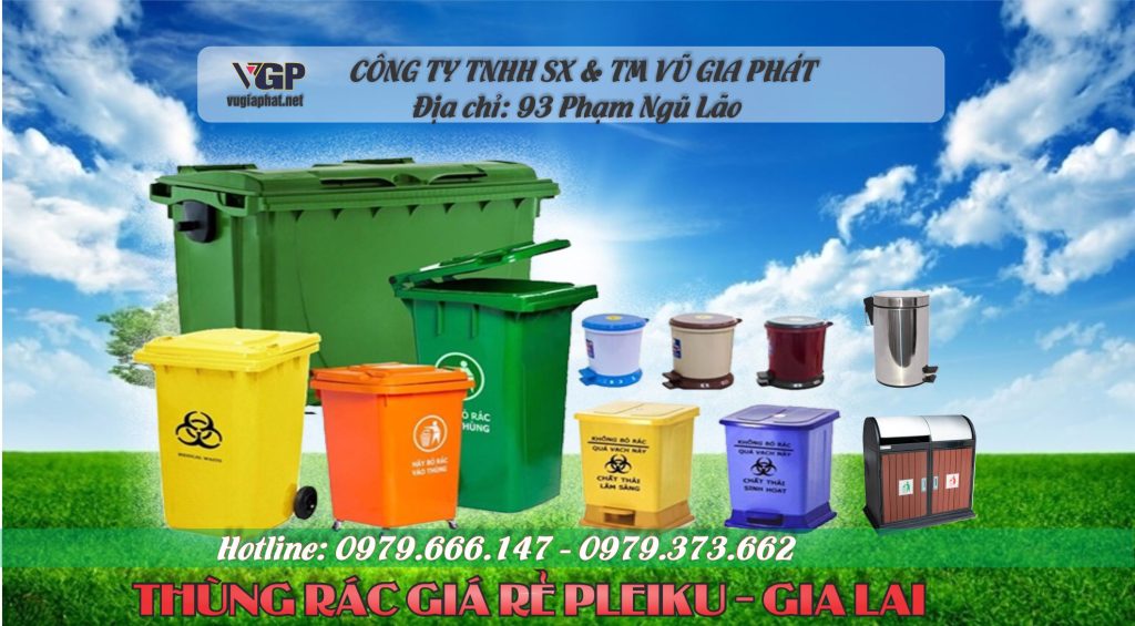 Thùng rác Pleiku - Gia Lai