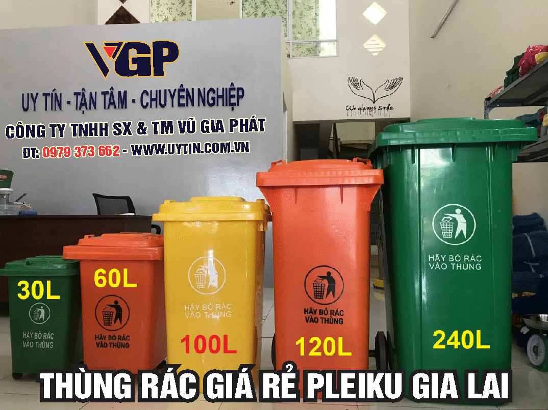 Thùng rác công nghiệp Gia Lai