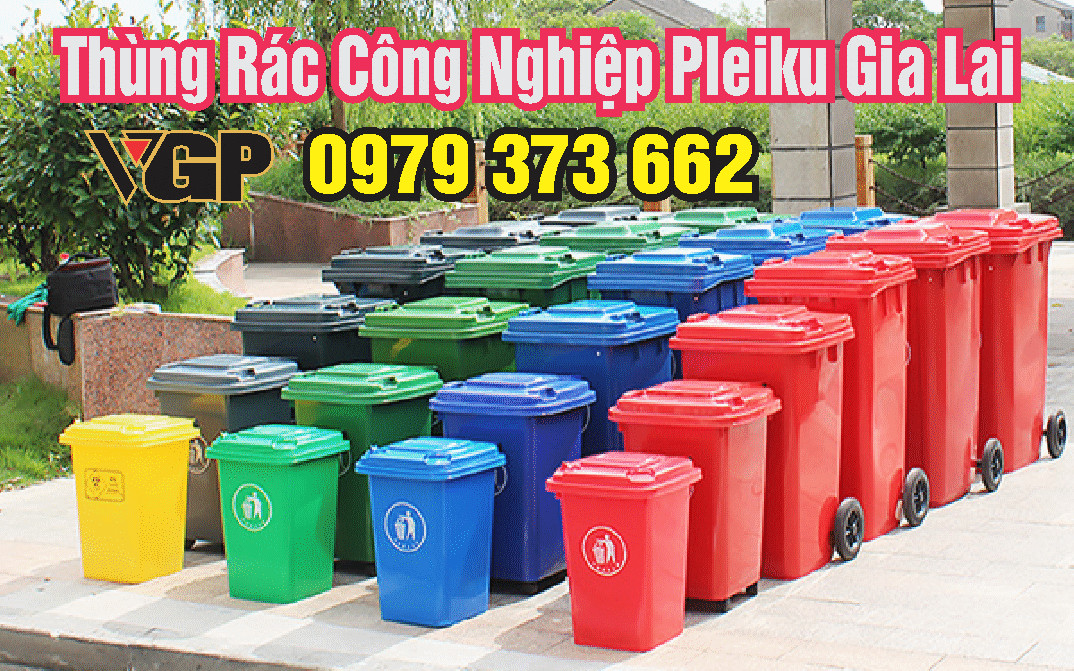 Thùng rác công nghiệp pleiku gia lai