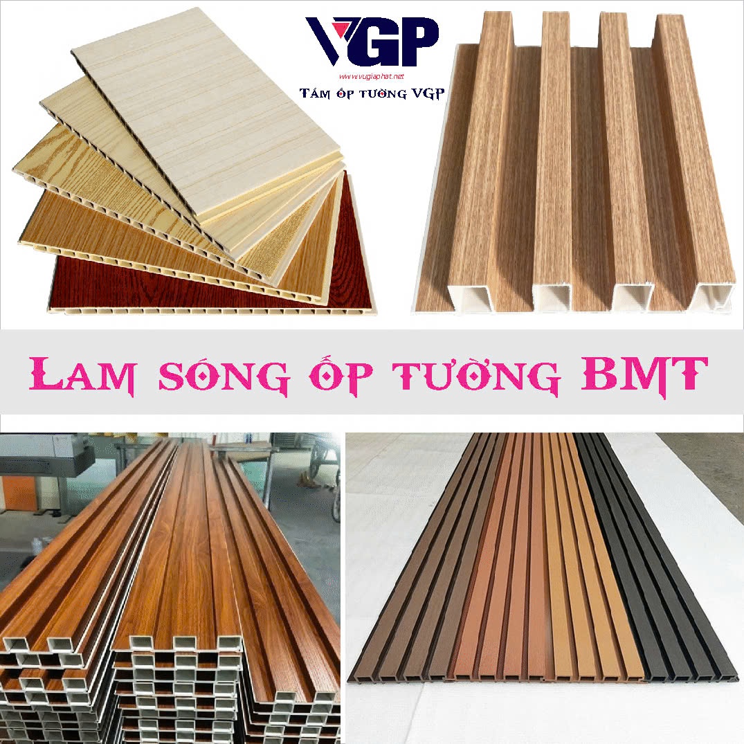 lam sóng ốp tường BMT