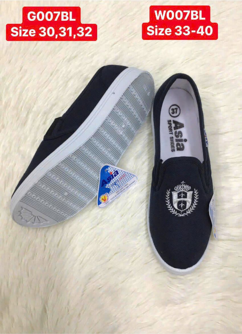 Giày Asia màu xanh đen