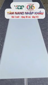 Tấm nano nhập khẩu 4m mã 06