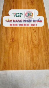 Tấm nano nhập khẩu 4m mã 09
