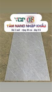 tấm nano nhập khẩu dài 3m màu 08