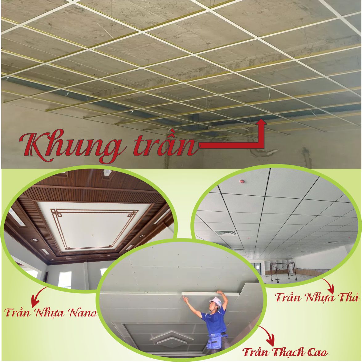 khung xương trần thả VGP DAKLAK