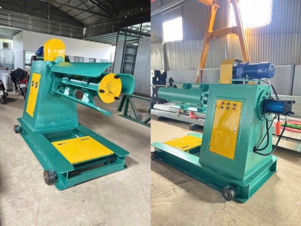Máy xả cuộn tôn 5 tấn