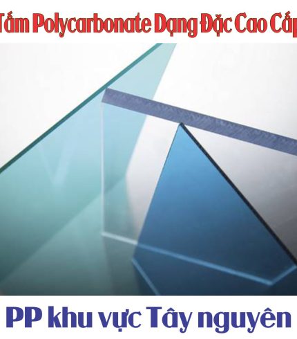 Tấm poly lấy sáng dạng đặc loại phổ thông Gia Lai