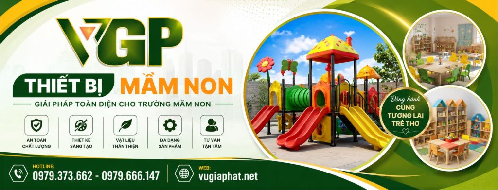Đơn vị sản xuất và thi công thiết bị mầm non tại Đắk Lắk